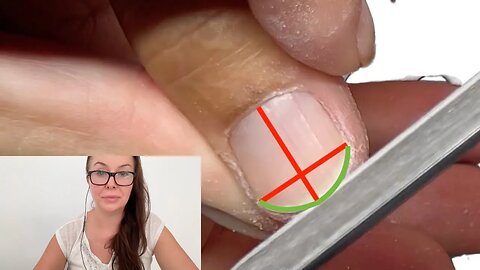 How to shape symmetrical nails. [Nail Technician Explains]