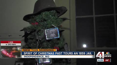Take the Spirit of Christmas Past tour at this 1859 jail in Independence