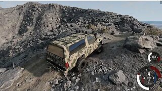 BeamNG Rock Crawl with Gavril D-Series Marauder Modified