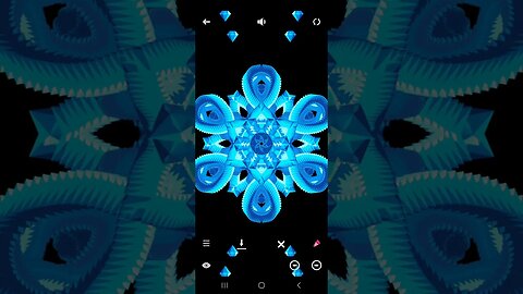 Tangle app on Android: perfect symmetry #13