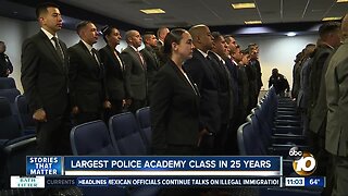 San Diego Police Department hosts largest academy class in 25 Years