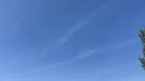 Rocket seen in Jerusalem sky, interception heard