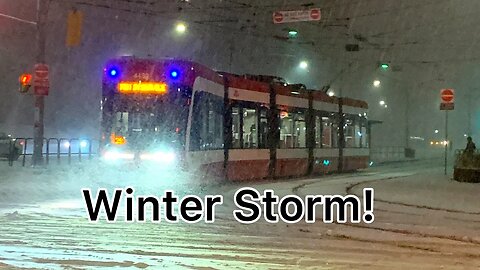 Winter Storm - Toronto Streets
