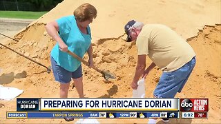 Tampa Bay area residents preparing for Hurricane Dorian