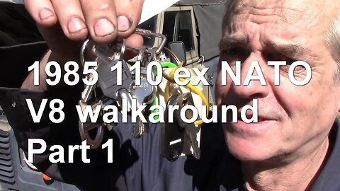 1985 110 ex NATO V8 walkaround Part 1