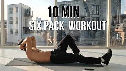 Six Pack Workout at Home 10 Min (Beginner)