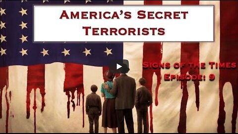 🔲🔺SIGNS OF THE TIMES: AMERICA'S SECRET TERRORISTS ▪️ NWO: SECRET SOCIETIES & FALLEN ANGELS