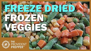 Food Storage: Freeze-Dried Frozen Mixed Vegetables