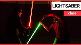 Star Wars fan launches lessons teaching people the art of lightsaber fighting