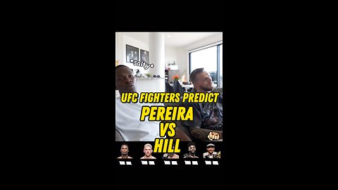 UFC Fighters Pick ALEX PEREIRA VS JAMAHAL HILL 🔥😱