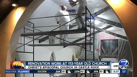 Renovation work at 113-year-old church in Castle Rock