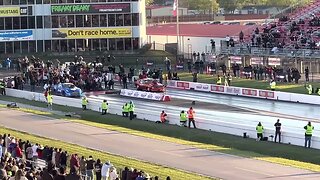 FASTEST PASSES EVER AT TX2k Street Outlaws John Odom and Jim Howe GT-R(?) and Camaro