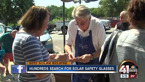 Local store becomes hotspot for eclipse glasses