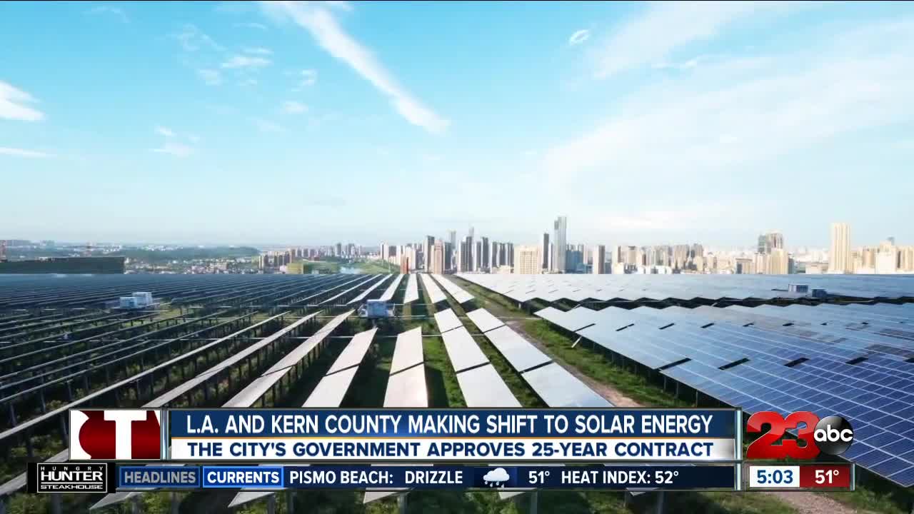 L.A. and Kern County Making Shift to Solar Energy