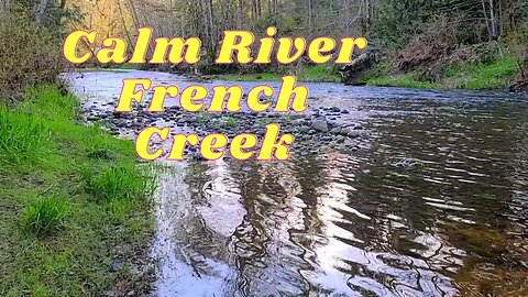 Sit back, relax and enjoy the soothing sounds of French Creek.