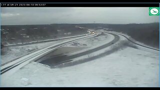 Snow covered highways