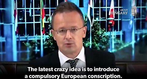 ►🚨⚡️⚡️⚡️ Hungary Warns Politicians on Compulsory European Conscription: "Stop it immediately!"