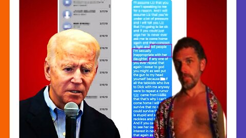 Hunter's Dirty Pedophilic Text Messages 🟠⚪🟣 The NPC Show