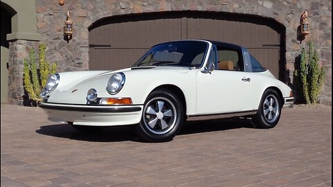 1971 Porsche 911S 911 S Targa in Ivory White & Engine Sound on My Car Story with Lou Costabile