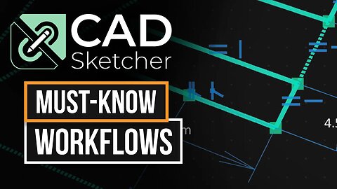 Cad Sketcher Workflows & Must Knows | Blender 3.0+