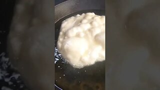 Frying Bread In My Cast Iron