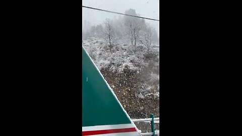 Manali snow fall