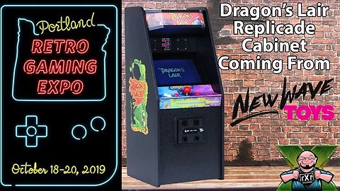 PRGE 2019 New Wave Toys Interview Featuring Street Fighter II & Dragon's Lair Cabinets