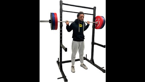 HULKFIT Pro Series Power Cage Squat Rack Home Gym Accessories