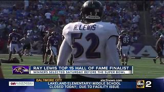 Ray Lewis makes 2018 Pro Hall of Fame short list