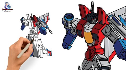 How to Draw Starscream-G1 - Transformers