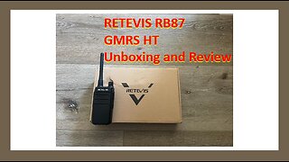 Retevis RB87 GMRS HT Unboxing and Review