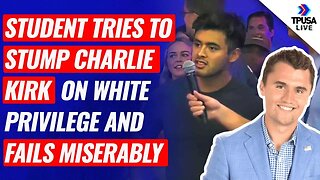 Student Tries To Stump Charlie Kirk On White Privilege & Fails Miserably