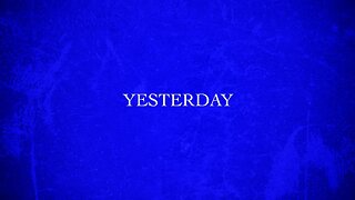 Art Cowles - Yesterday (Official Lyric Video)