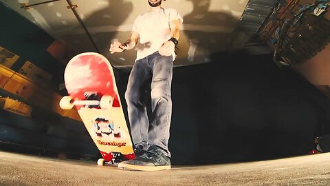 Slow Motion Video - Skateboarding 2023 - Inward Toe Flip?