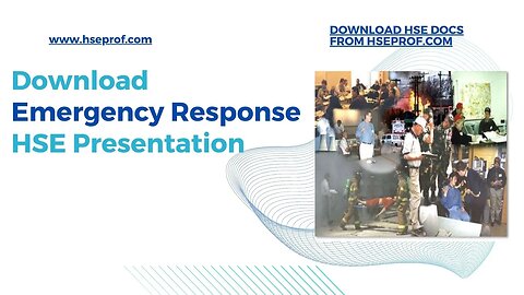 HSE Presentation on Emergency Response hseprof com