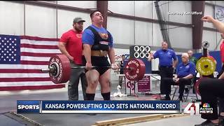 Kansas powerlifting duo breaks national records