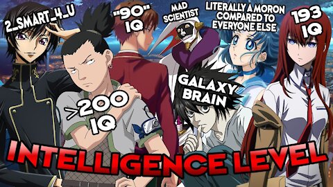 SERIES TOP10 #2: (Smartest Anime Characters ❤) (intelligence)
