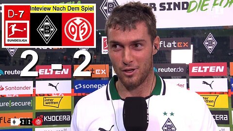 Joseph Scally Interview Nach Dem Spioel Borussia M'gladbach 2 vs 2 FSV Mainz 05 06/10/2023