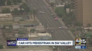 Woman dead after being hit by vehicle in Phoenix