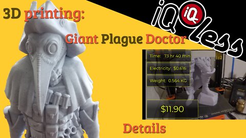 3D Printing: Giant Plague Doctor Details
