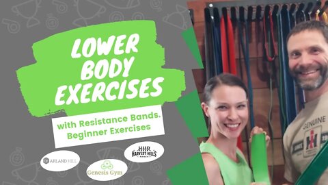 Lower Body Exercises with Resistance Bands - Beginner Exercises
