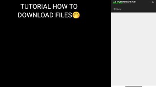 TUTORIAL HOW TO DOWNLOAD FREE FILES?