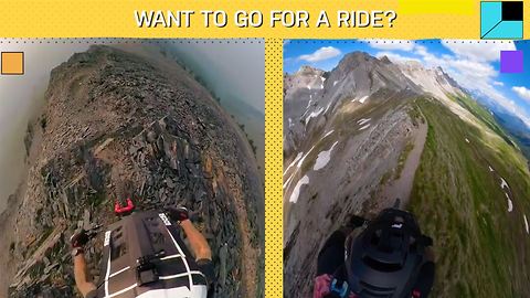 Extreme mountain biking is scary and oddly satisfying at the same time