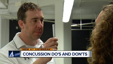 What you should and shouldn't do if you get a concussion