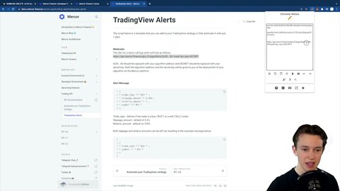 Mercor Academy Tutorial - How To Connect Your TradingView Strategy With Mercor