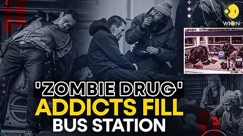 'Zombie drug' addicts fill inside Canadian bus station | WION Originals | NE ✅