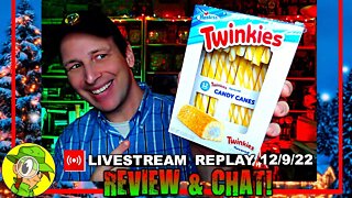 Hostess® TWINKIES® CANDY CANES Review 🧁🍬🦯 Livestream Replay 12.9.22 ⎮ Peep THIS Out! 🕵️‍♂️