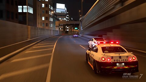 Tokyo Illegal Street Racers Police Chase Scene GT7 PS5