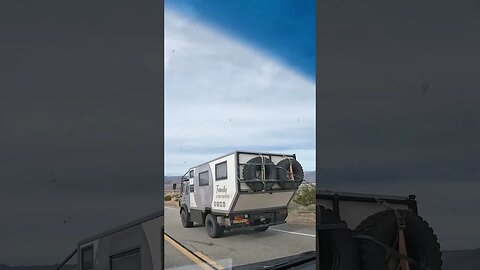 Mercedes Unimog off-road camper in Anza Borego desert