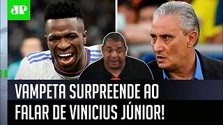"O Vinicius Júnior tá DANDO UM TIRO NO PÉ! Ele VAI SE QUEIMAR com o Tite se..." Vampeta SURPREENDE!
